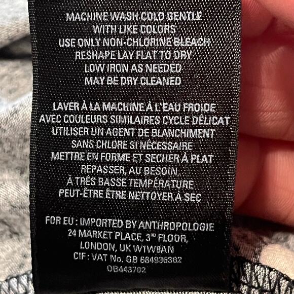 Anthropologie Maeve Polka Dot Shift Dress – XS – Parisian Chic Timeless Elegance - Picture 8 of 8